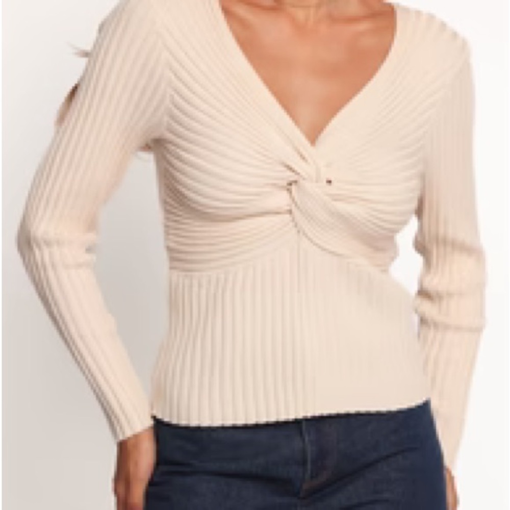 Petal & Pup Demi Twist Knit Top